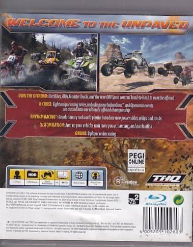 MX vs ATV Untamed - PS3 (B Grade) (Genbrug)